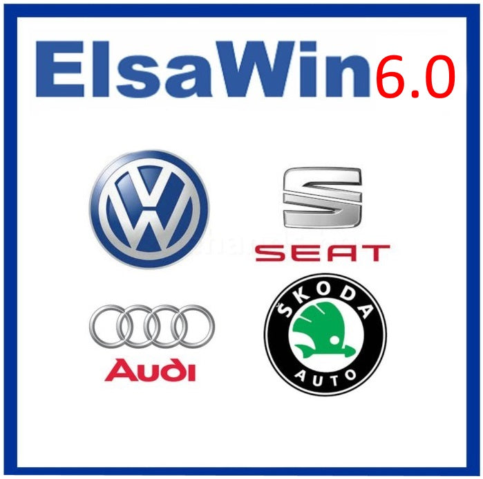 Logiciel ElsaWin 6.0 pour Volkswagen Audi Seat et Skoda