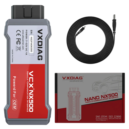 Pack VCX Nano Ford IDS : interface de diagnostic J2534 et câble USB fournis