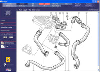 Recherche de pièces détachées Renault dans le logiciel Dialogys