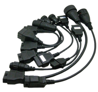 Pack de 8 câbles adaptateurs OBD poids lourds MAN, IVECO, SCANIA, Mercedes, Volvo, Renault Trucks