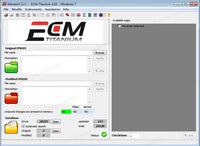 Tableau de valeurs d'injection en vue hexadécimale dans ECM Titanium