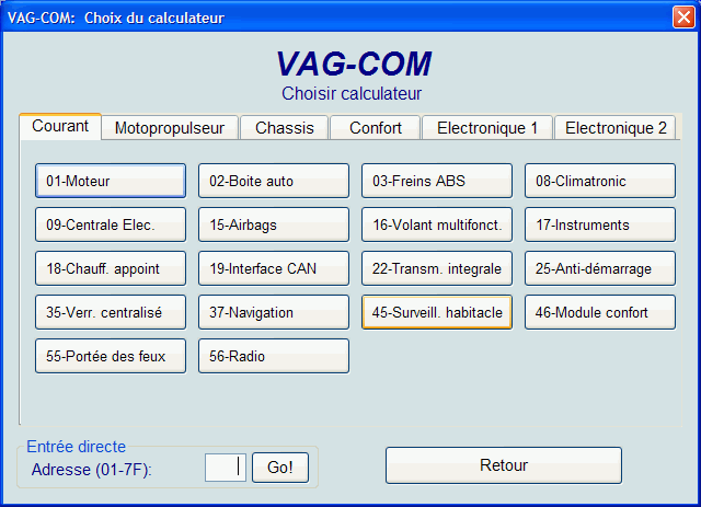VCDS 25.3.2, logiciel de diagnostic VAG sur PC Windows