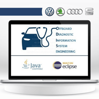 Logiciel ODIS 26.0.1 affiché sur un ordinateur portable, compatible Volkswagen, Audi, Seat et Skoda
