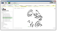 Interface en français du logiciel Vivid WorkshopData 2016